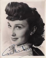 Googie Withers Historic Film Actress Old Hand Signed Photo