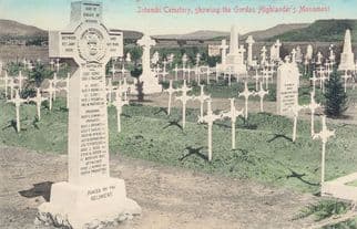 Gordon Highlanders Memorial Intombi South Africa Old Postcard