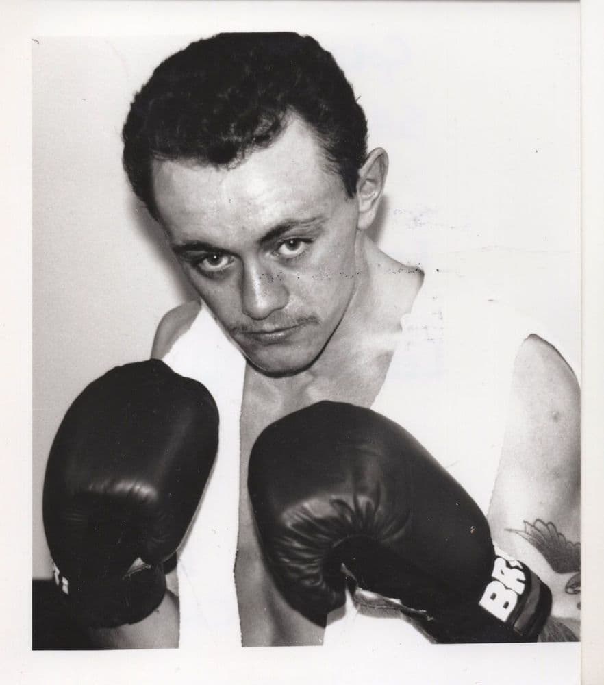 Boxing Gordon Gordon Shaw Glasgow Scottish Boxer Rare Boxing Photo