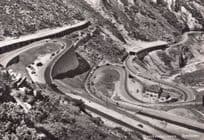 Gotthardatstrasse Schollenen Switzerland Real Photo Aerial Postcard