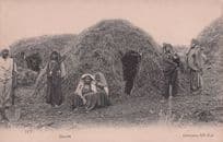 Gourbie Tunisia Africa Antique Postcard