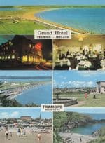 Grand Hotel Tramore Ireland 2x Irish Postcard s incl Restaurant