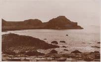Grandmother Stookans Giants Causeway Vintage Co Antrim Irish Real Photo Postcard