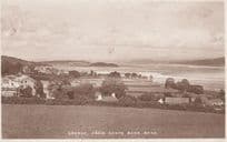 Grange From Kents Bank Road Antique Cumbria Aerial Birds Eye Postcard
