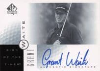 Grant Waite Sign Of The Times Hand Signed 2001 SP Golf Autograph Card