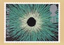 Grass Blades Kaleidoscope Royal Mail Amazing Stamp Ltd Edn Postcard