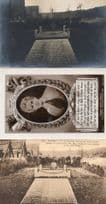 Grave Of Military Dead Belgium Nurse Cavell Execution WW1 3x 1915 Postcard s