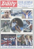 Great Britain Olympic Games Kelly Holmes 2004 Victory Postcard