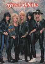 Great White Hard Rock Group Reflex Marketing Photo Postcard