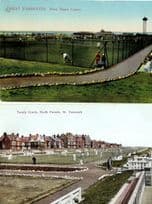 Great Yarmouth Hard Tennis Courts Norfolk 2x Old Postcard s