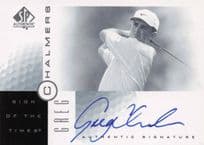 Greg Chalmers Sign Of The Times Hand Signed 2001 SP Golf Autograph Card
