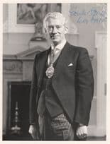 Greville Spratt Underwriter 1980s London Mayor Large Hand Signed Photo