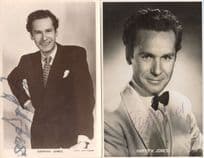 Griffith Jones Historic Actor 2x Antique Hand Signed Photo s