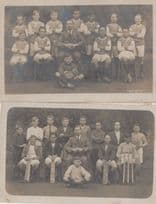 Grouville Jersey Channel Islands School Football Cricket Team 2x Postcard s