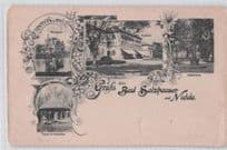 Gruss Aus Bad Salzhausen & Nidda Old German Postcard Please Read