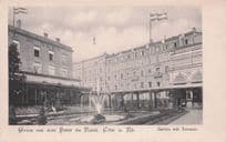 Gruss Aus Hotel Du Nord Koln Coln German Flag Antique Postcard