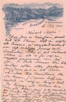 Gruss Aus Hotel Pension Alpenrose St Beatenberg 1901 Swiss Postcard