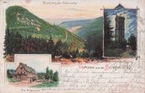 Gruss Aus Schmucke German Old Postcard