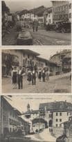 Gruyeres Switzerland Costume Street 3x RPC Postcard s