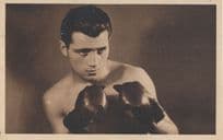 Guido Ferracin 1940s Italian Boxing Champion Old Rare RPC Postcard