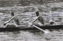Gunkel Neubert Lucke German Rowing Olympic Games Hand Signed Photo