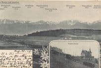 Gurtenbahn Switzerland Antique Panorama Old PB Postcard