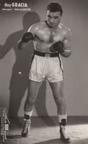 Guy Gracia French Parisian 1950s Boxer Old Publicity Photo Card