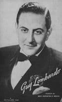 Guy Lombardo Jazz Big Band Musician Old Printed Signed Postcard