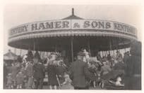 Hamer & Sons Kentucky Roundabout Fair Carousel Old Vintage Photo