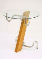 Handlebar Table Bicycle Furniture 1980s Invention Museum Postcard