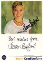 Hanne Haugland Norway Olympic High Jump Athlete Hand Signed Photo