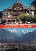 Hardermannli Hotel Switzerland Postcard
