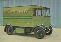 Harrods London 1930s Delivery Van Transport Postcard
