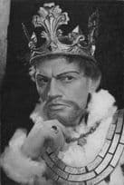 Harry Andrews as King Henry VI Shakespeare Old Play Postcard