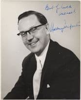 Harry Carpenter BBC TV Boxing Golf Grandstand Large Press Hand Signed Photo