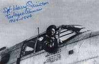 Harry Quinton WW2 Pilot War Plane Tuskegee Airman Hand Signed Photo
