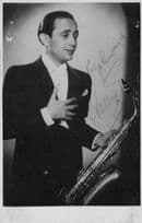 Harry Roy Big Band Leader Hand Signed Real Photo Postcard