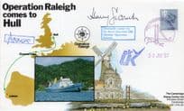 Harry Secombe Operation Raleigh Comes To Hull Rare 1987 Hand Signed FDC