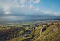 Hartside Road Aerial Vale Of Eden Cumbria River 1970s Postcard