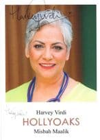 Harvey Virdi as Misbah Maalik Hollyoaks Hand Signed Cast Card Photo