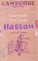 Hassan Comedy Hilda Simms Andre Huguenot Elisabeth Sellars Cambridge Theatre Programme