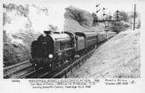 Hastings Old Train 30920 at Tonbridge Pamlin Prints Railway RPC Postcard