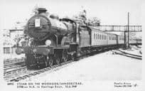 Hastings Train at Sanderstead in 1949 Pamlin Prints Railway RPC Postcard