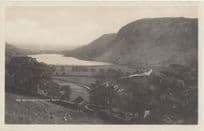 Haweswater Reservoir Looking Down Antique Cumbria Postcard