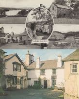 Hawkshead The Square Cumbria 2x Vintage Mint Postcard s