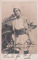 Hayden Coffin Edwardian Actor Hand Signed Photo Postcard