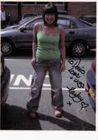 Hayley Tamaddon Emmerdale at Granada TV Studios 12x8 Hand Signed Photo