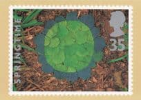 Hazel Leaves Stunning Royal Mail Floral Design Stamp Ltd Edn Postcard