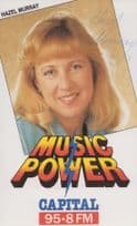 Hazel Murray Capital Radio DJ Vintage Hand Signed Publicity Cast Card Photo