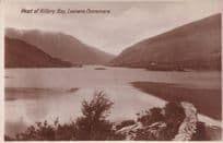 Head of Killary Bay Connemara Leenane Irish Old RPC Postcard